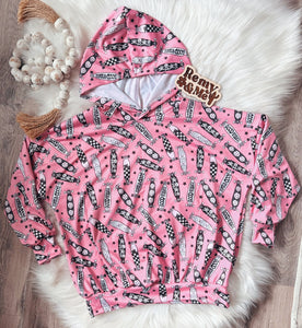 RTS Pink Skater Hoodie 6/7