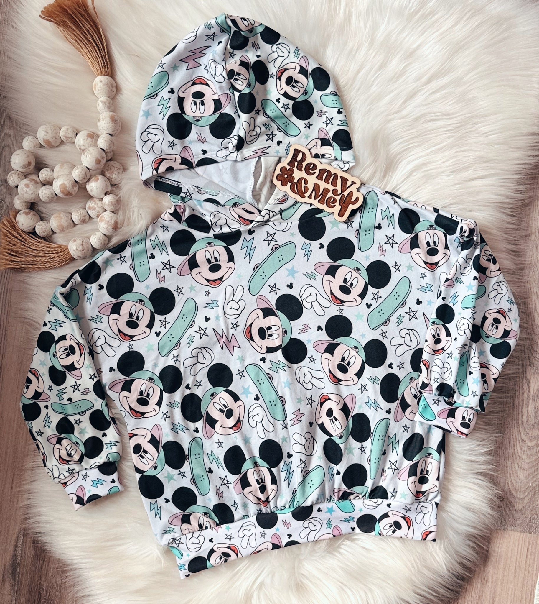 RTS Mickey Skater Hoodie (UNISEX) 4T